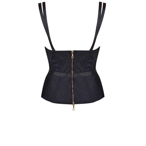 Agent Provocateur RARE Deb Corset Gray Size 4 *Discontinued* - Picture 5 of 7